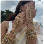 Artificial Jewellery with Saree