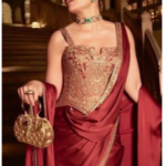 Artificial Jewellery with Saree