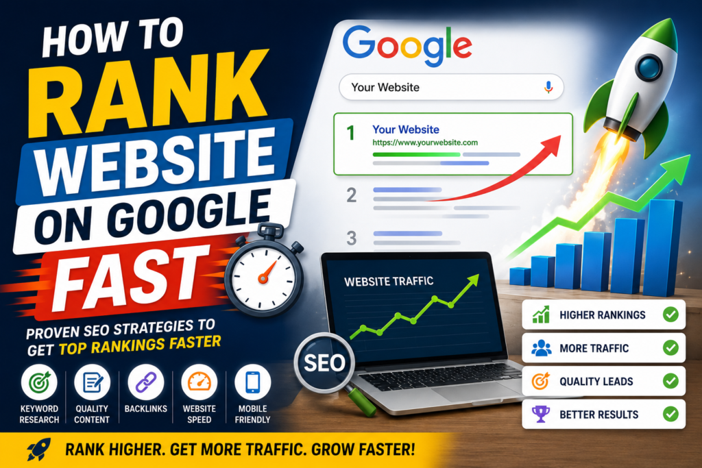 How to Rank Website on Google Fast