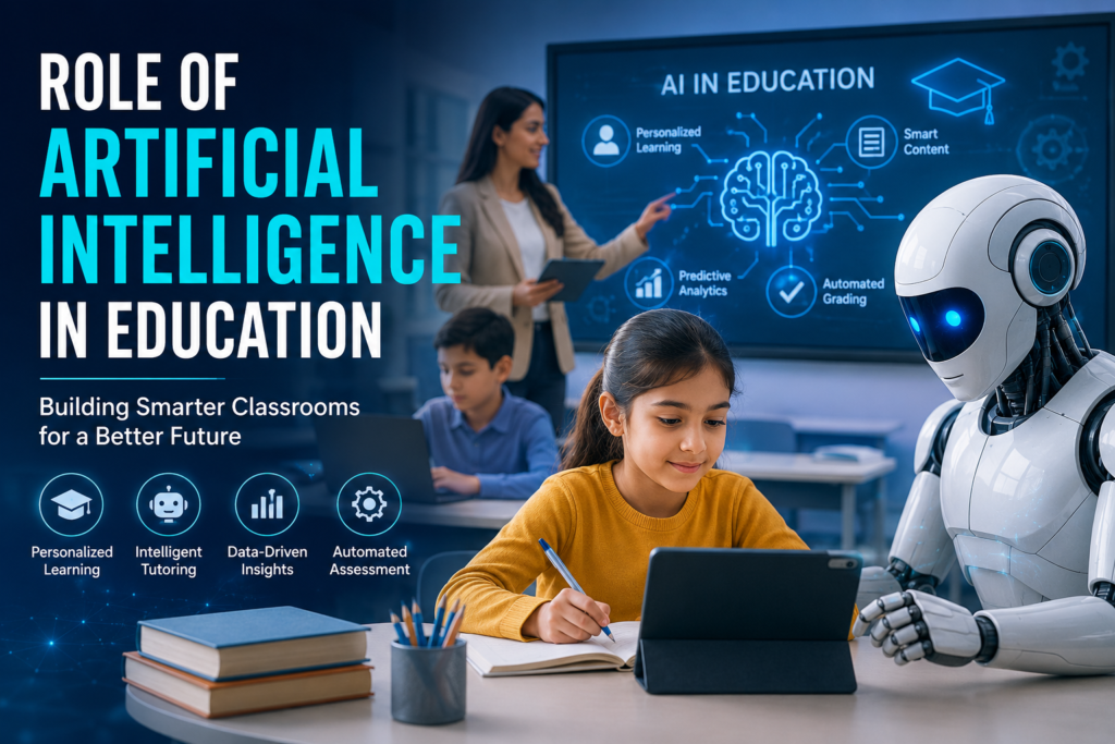 Role of artificial intelligence in education