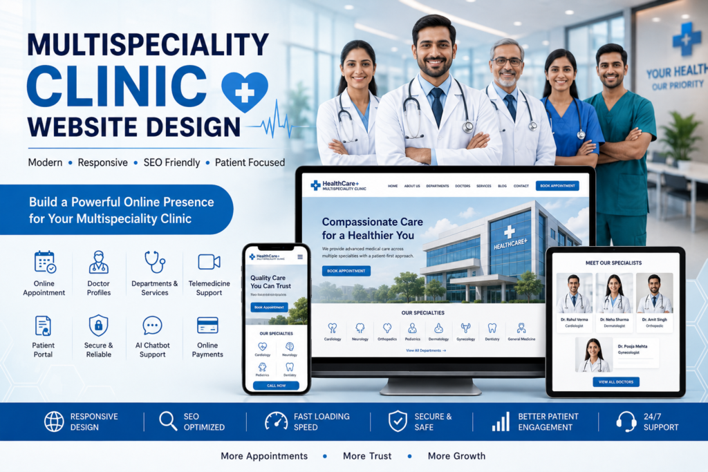 Multispeciality Clinic Website Design